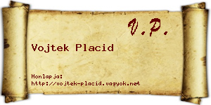 Vojtek Placid névjegykártya